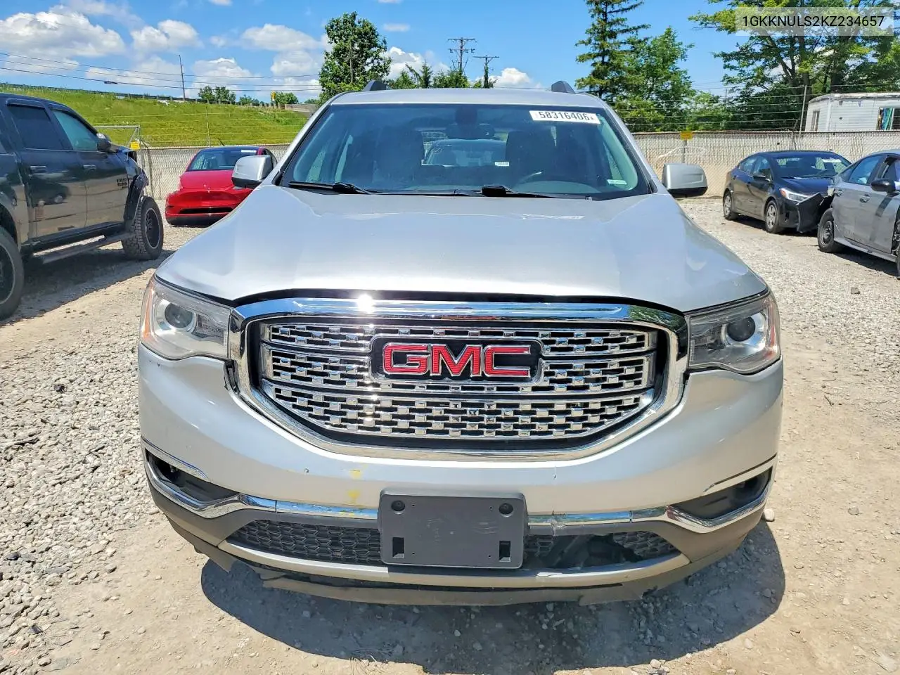 1GKKNULS2KZ234657 2019 GMC Acadia Slt-1