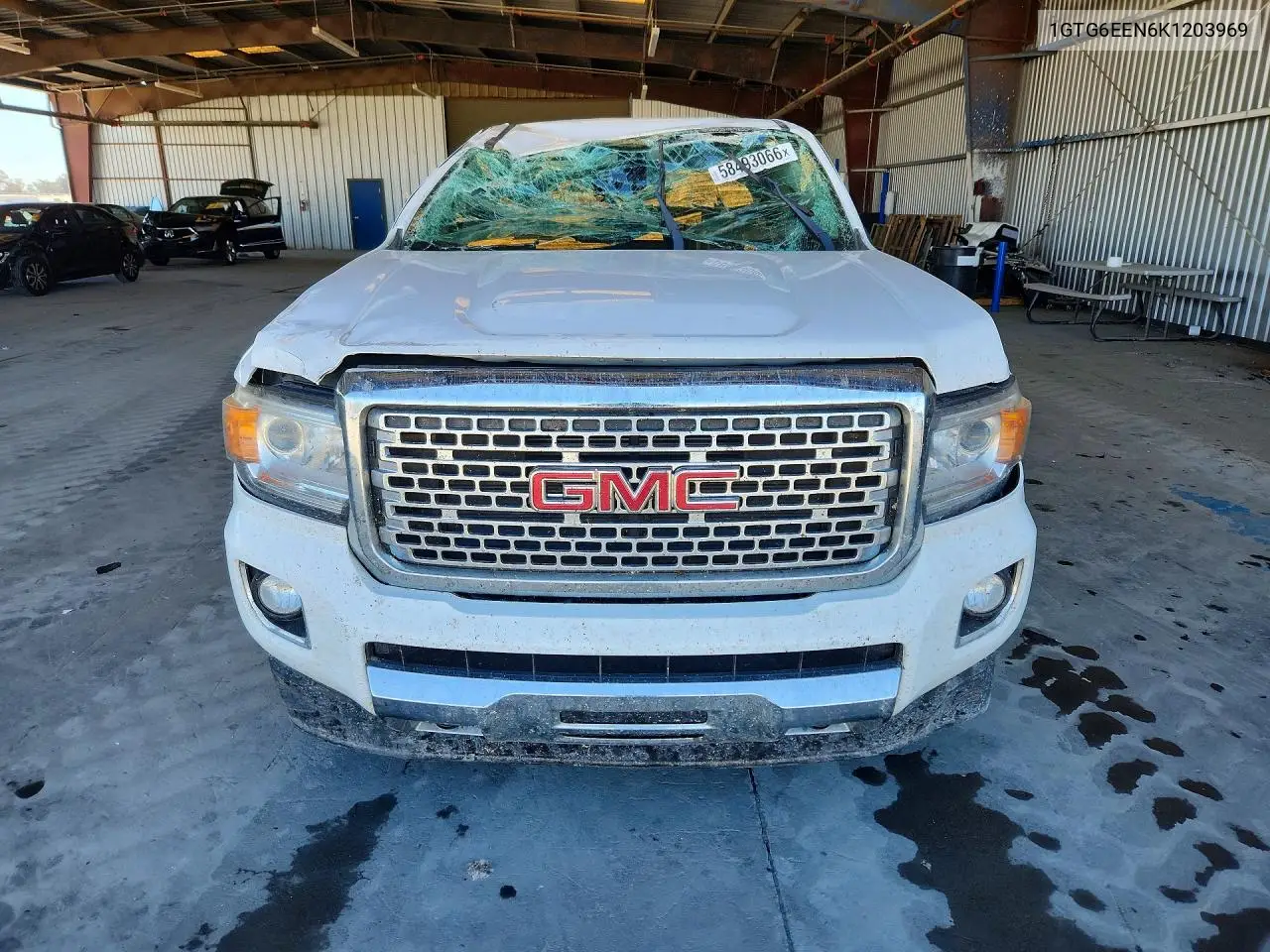 2019 GMC Canyon Denali VIN: 1GTG6EEN6K1203969 Lot: 58493066