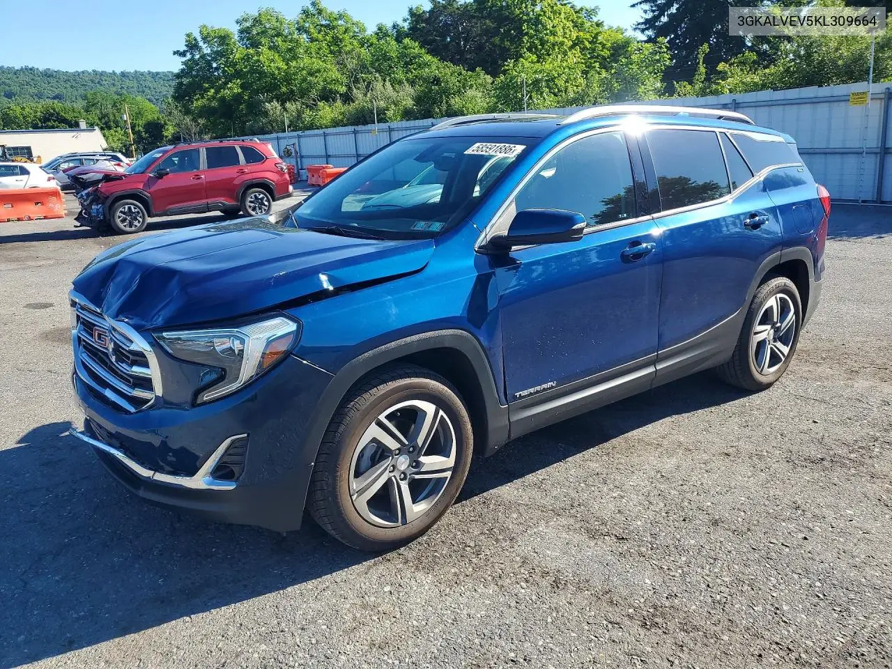 2019 GMC Terrain Slt VIN: 3GKALVEV5KL309664 Lot: 58591886