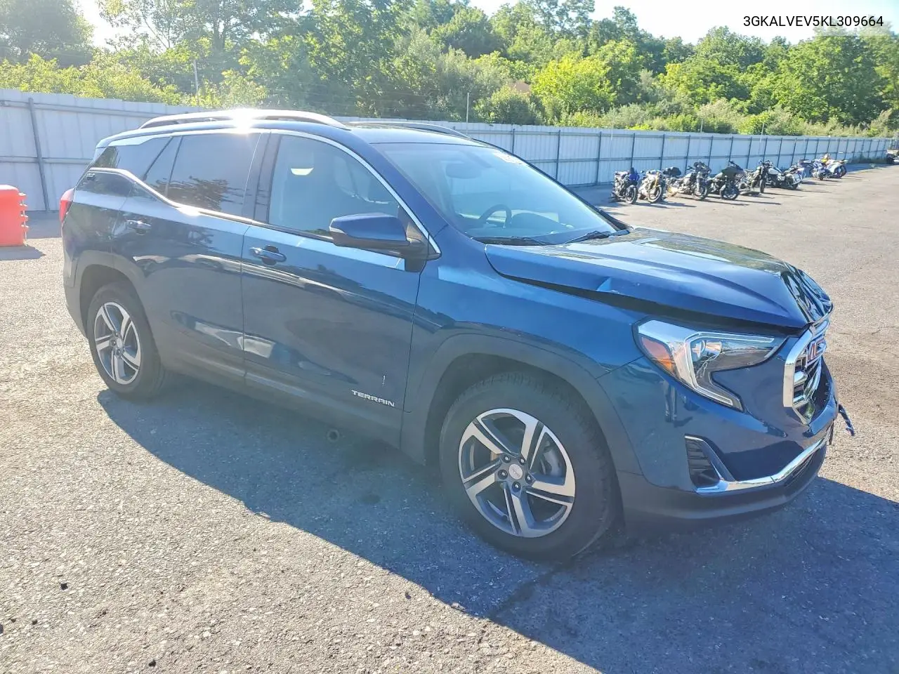 2019 GMC Terrain Slt VIN: 3GKALVEV5KL309664 Lot: 58591886