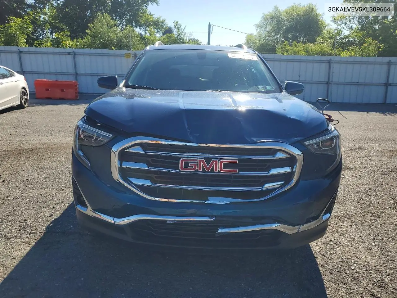 2019 GMC Terrain Slt VIN: 3GKALVEV5KL309664 Lot: 58591886