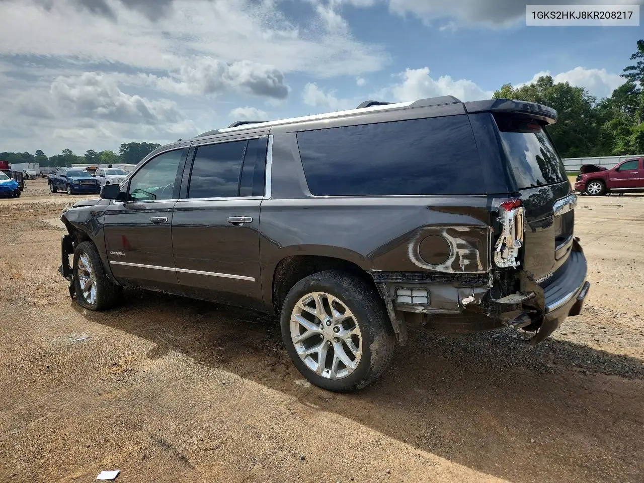 2019 GMC Yukon Xl Denali VIN: 1GKS2HKJ8KR208217 Lot: 61325546