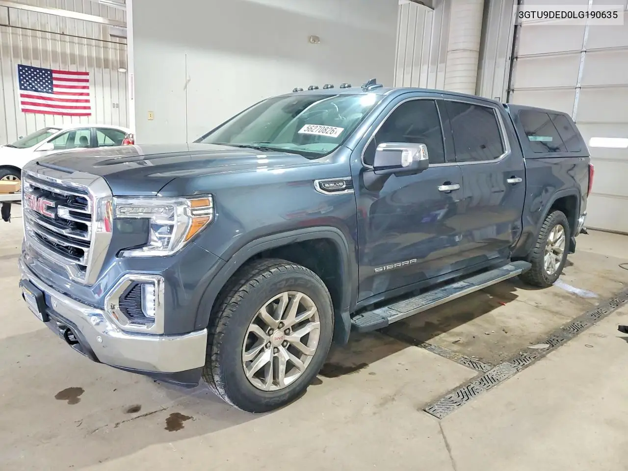 2020 GMC Sierra K1500 Slt VIN: 3GTU9DED0LG190635 Lot: 56270826