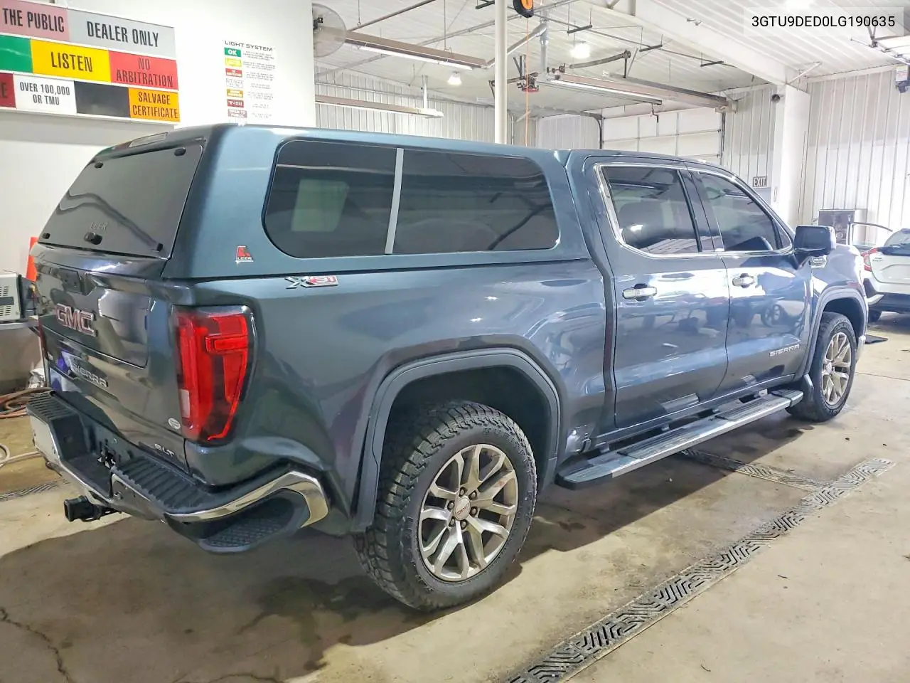 2020 GMC Sierra K1500 Slt VIN: 3GTU9DED0LG190635 Lot: 56270826