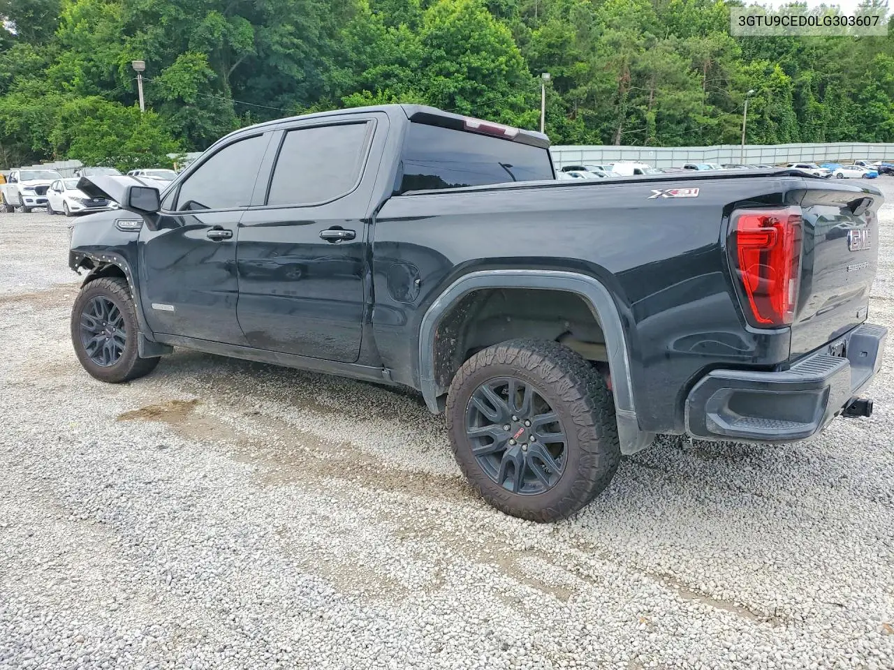 2020 GMC Sierra K1500 Elevation VIN: 3GTU9CED0LG303607 Lot: 57075416