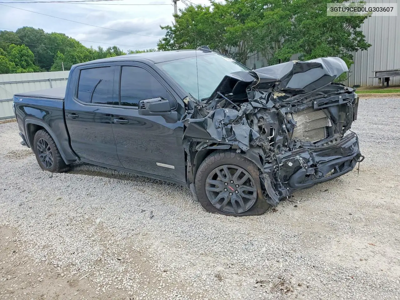 2020 GMC Sierra K1500 Elevation VIN: 3GTU9CED0LG303607 Lot: 57075416