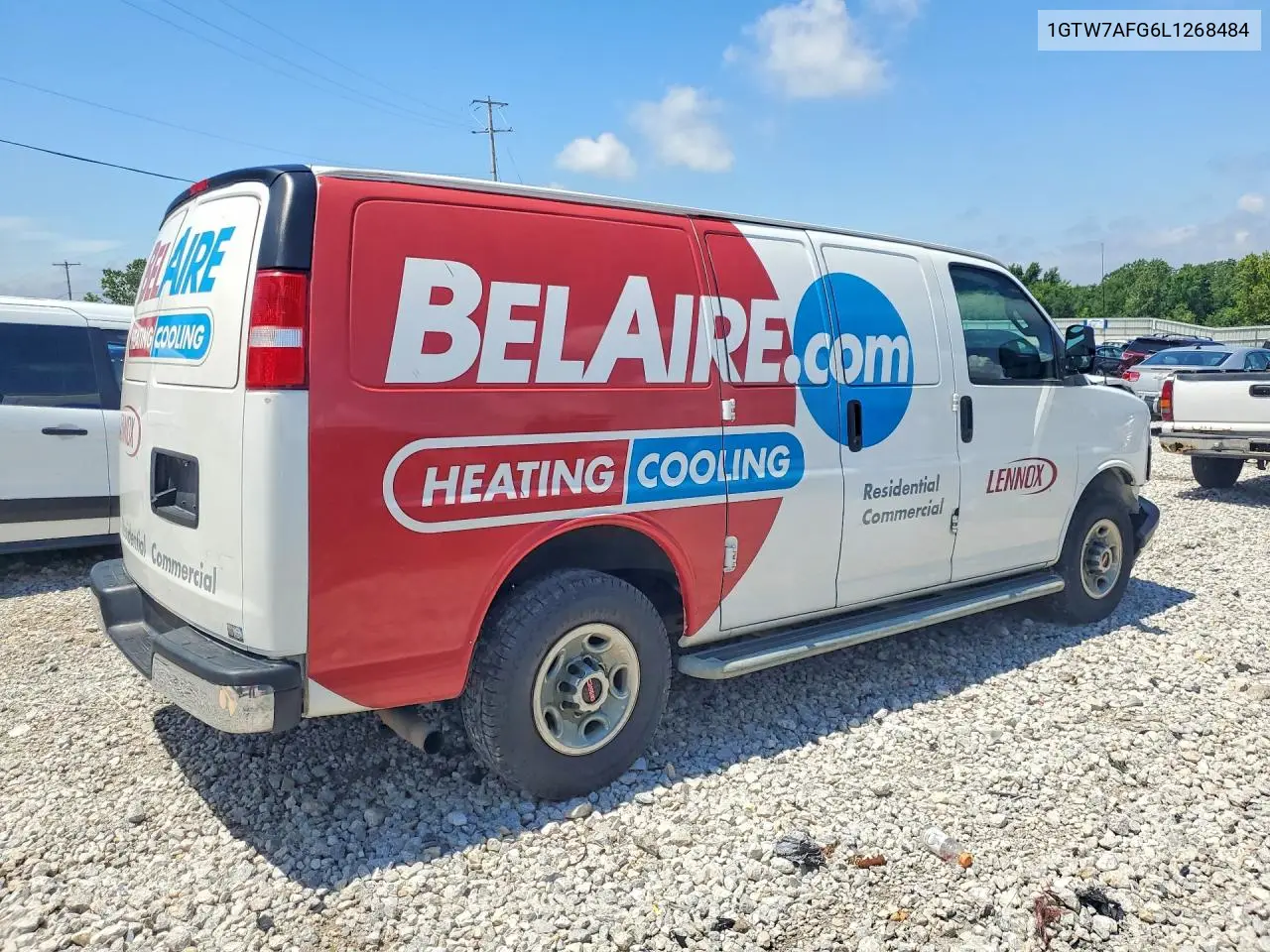 2020 GMC Savana G2500 VIN: 1GTW7AFG6L1268484 Lot: 57480446