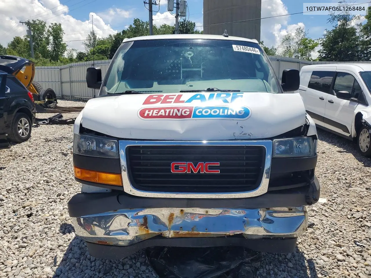 2020 GMC Savana G2500 VIN: 1GTW7AFG6L1268484 Lot: 57480446