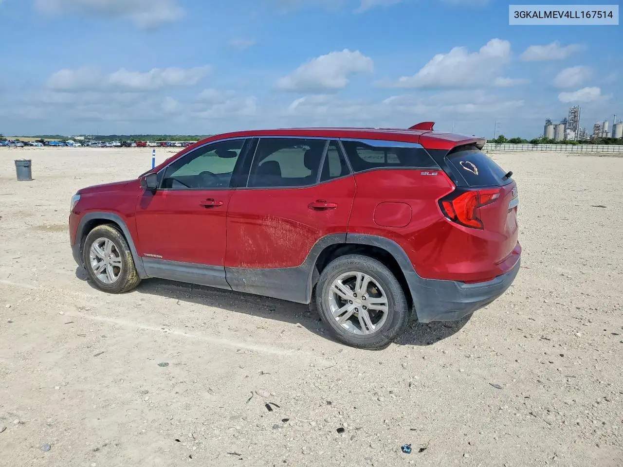 2020 GMC Terrain Sle VIN: 3GKALMEV4LL167514 Lot: 57952526