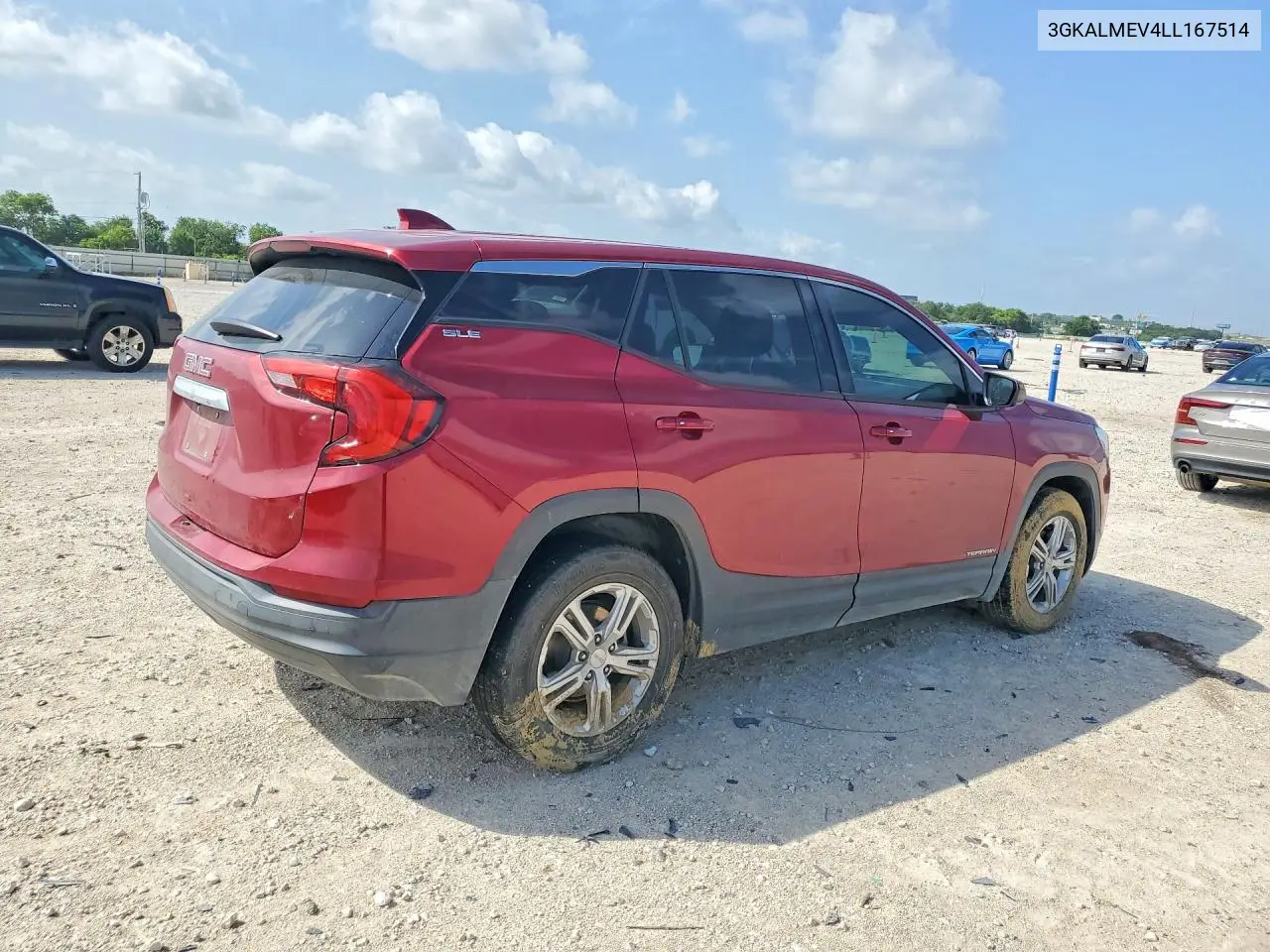 2020 GMC Terrain Sle VIN: 3GKALMEV4LL167514 Lot: 57952526