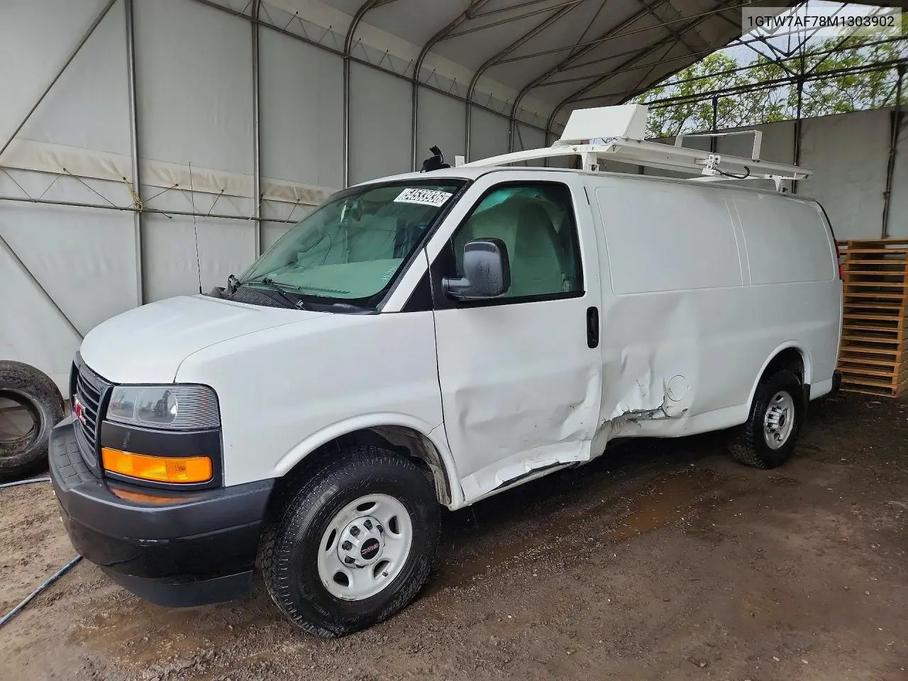 2021 GMC Savana G2500 VIN: 1GTW7AF78M1303902 Lot: 54533936