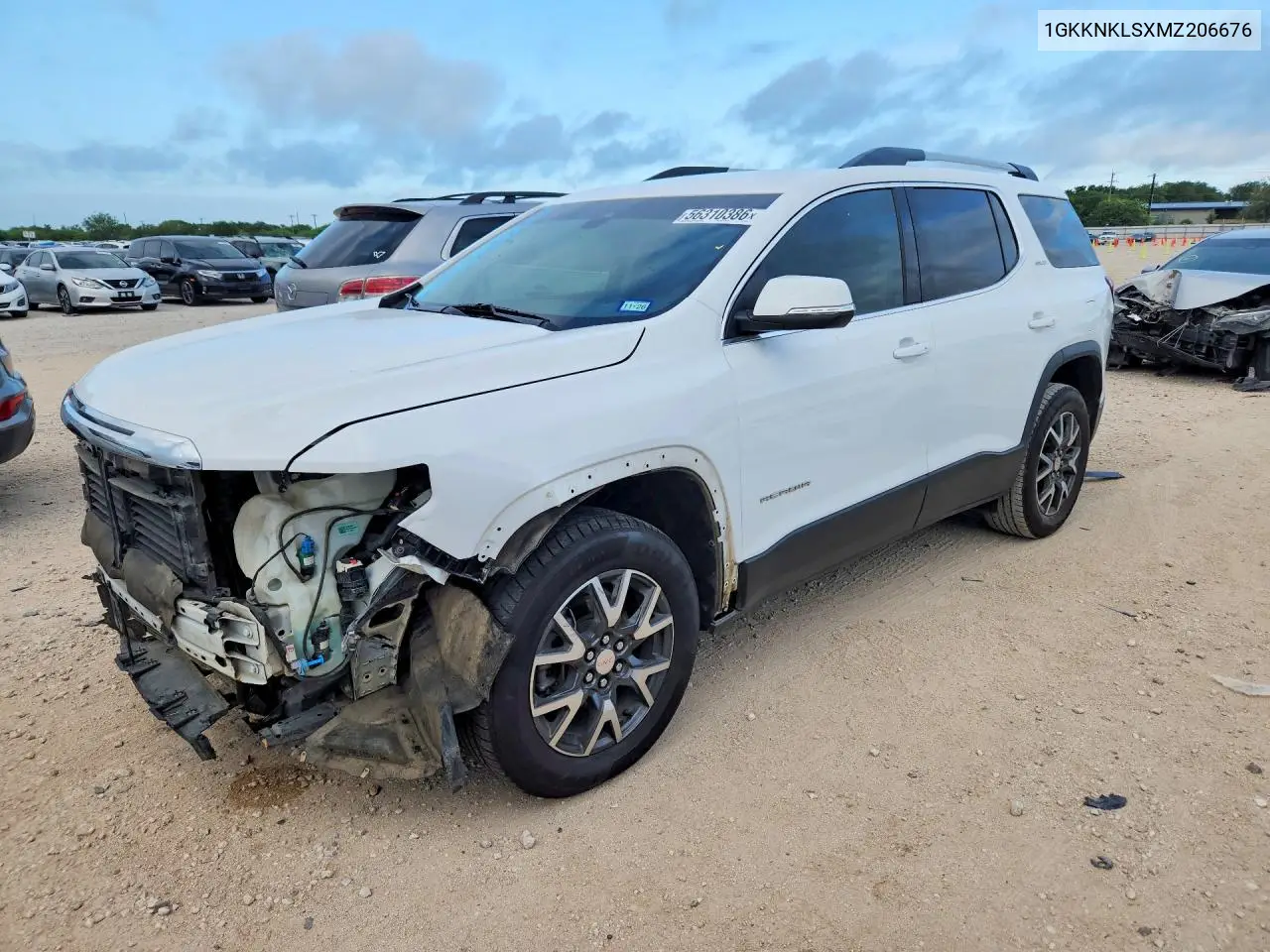 2021 GMC Acadia Sle VIN: 1GKKNKLSXMZ206676 Lot: 56310386