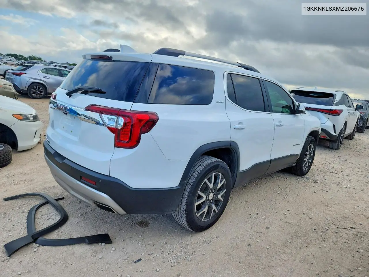 2021 GMC Acadia Sle VIN: 1GKKNKLSXMZ206676 Lot: 56310386
