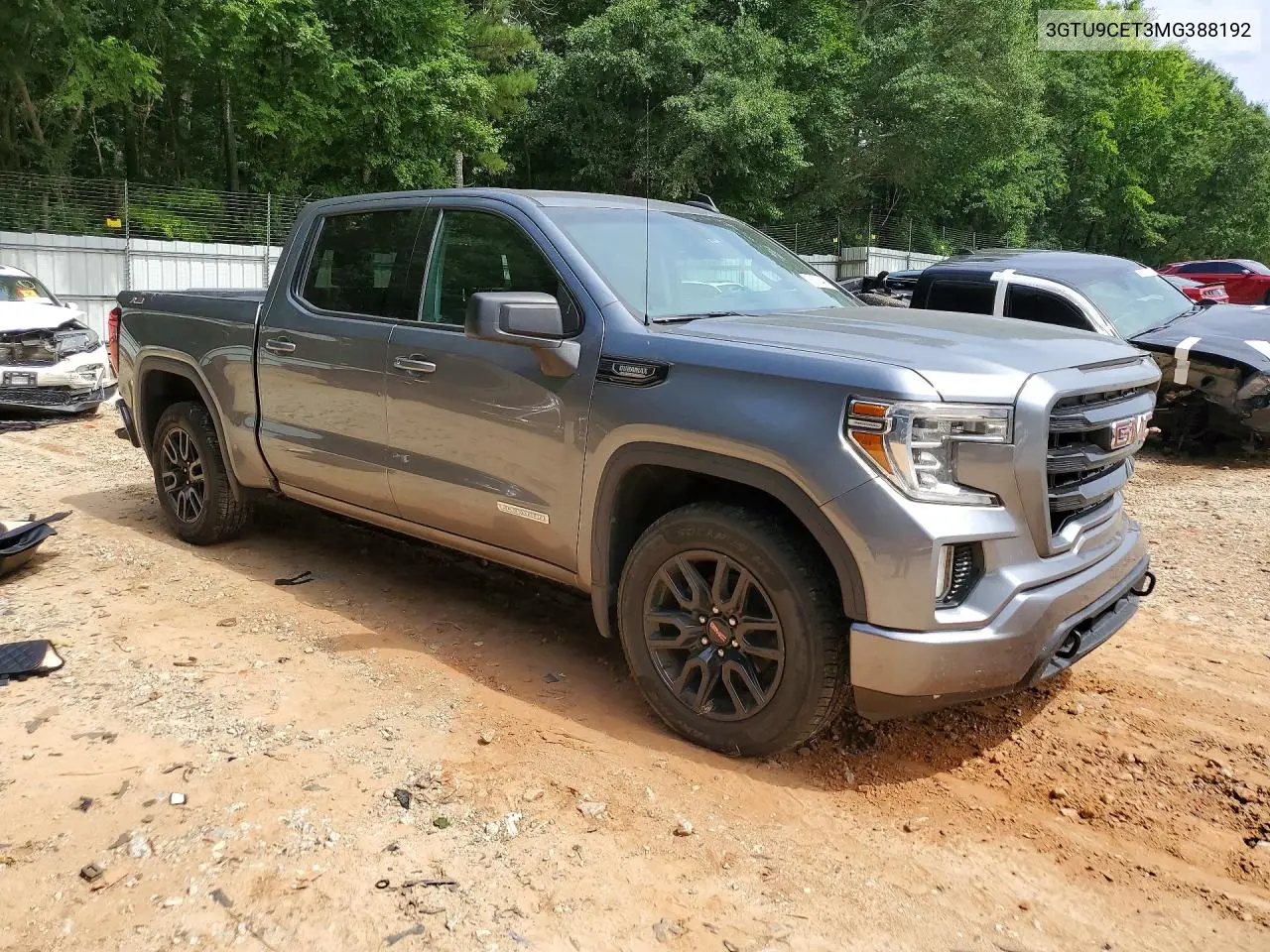 2021 GMC Siera15002Wd VIN: 3GTU9CET3MG388192 Lot: 56519496