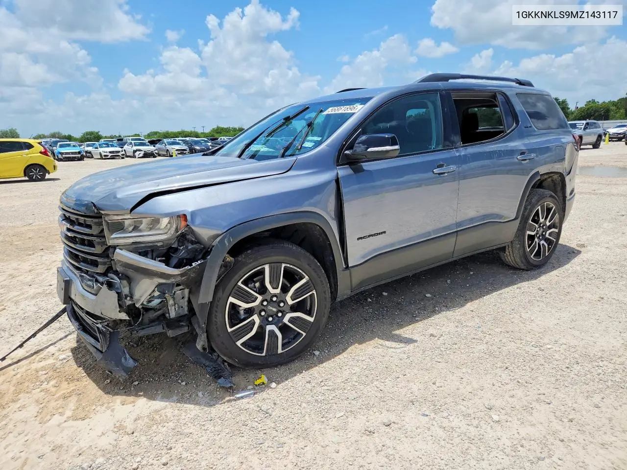 2021 GMC Acadia Sle VIN: 1GKKNKLS9MZ143117 Lot: 56861896