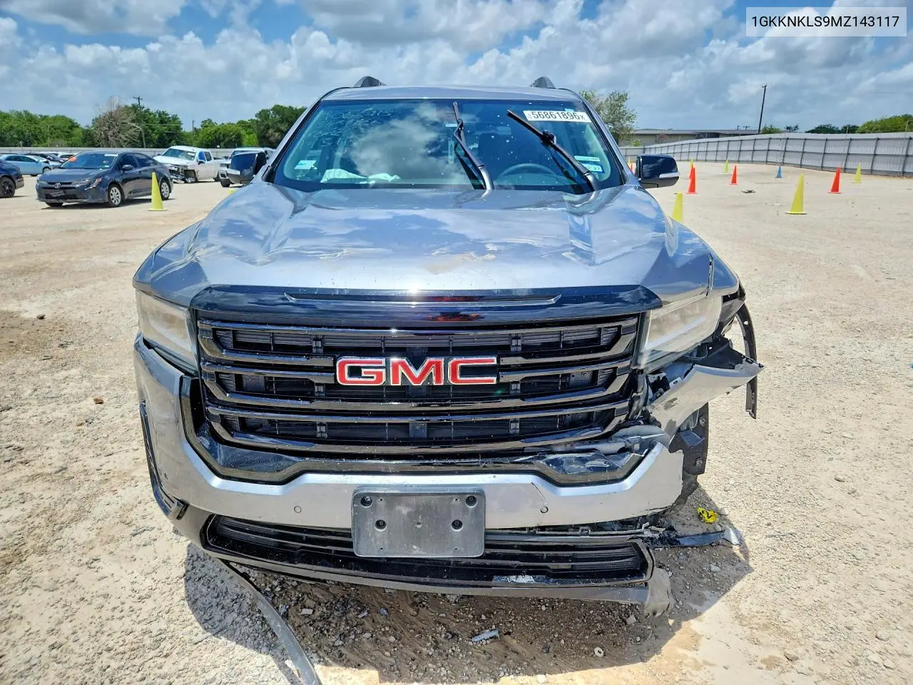 2021 GMC Acadia Sle VIN: 1GKKNKLS9MZ143117 Lot: 56861896