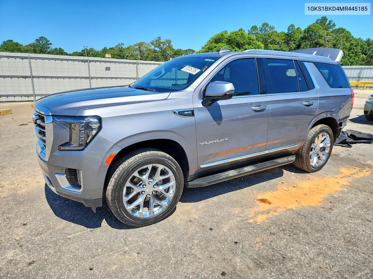 2021 GMC Yukon Slt VIN: 1GKS1BKD4MR445185 Lot: 57075776