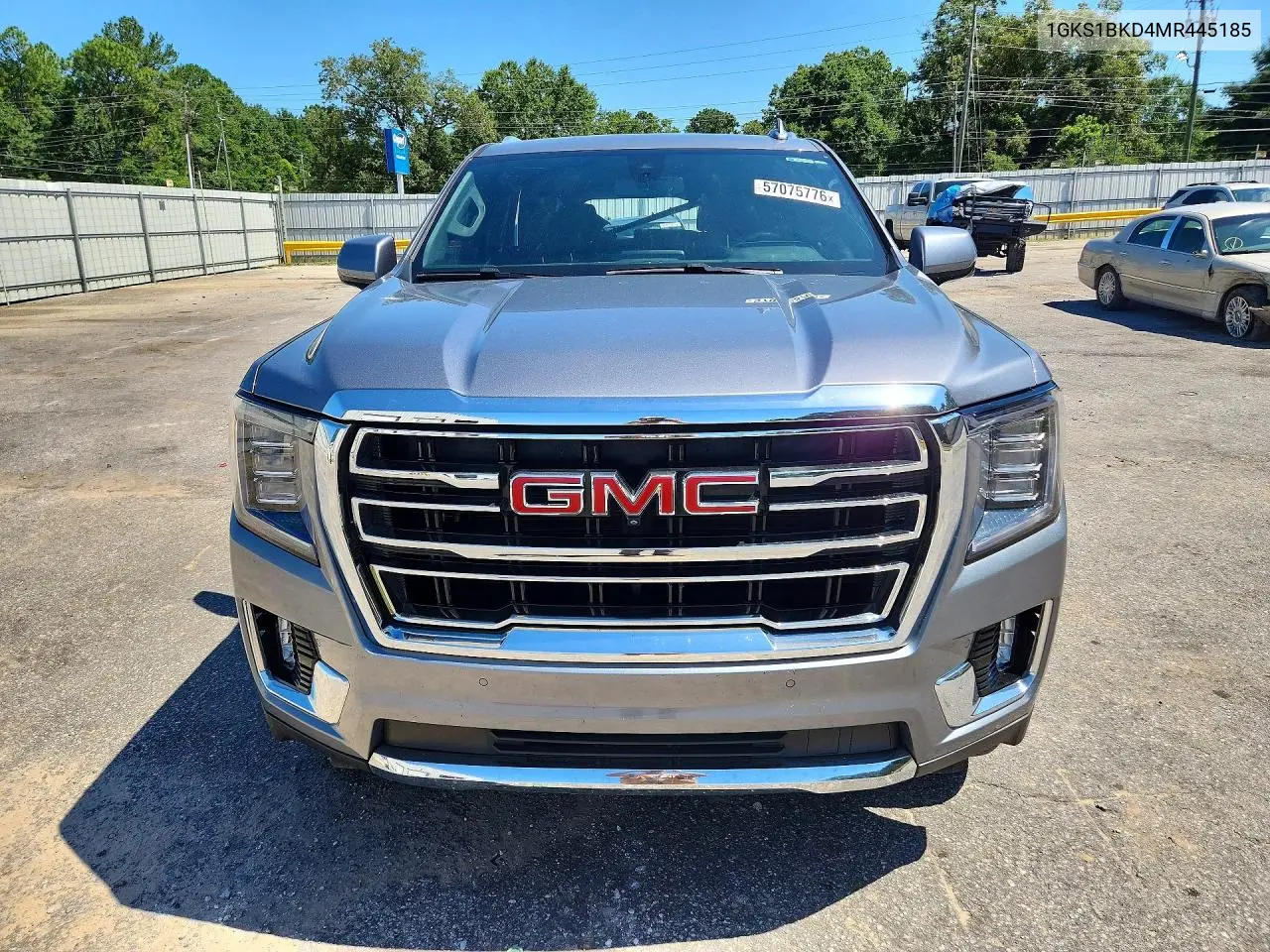 2021 GMC Yukon Slt VIN: 1GKS1BKD4MR445185 Lot: 57075776