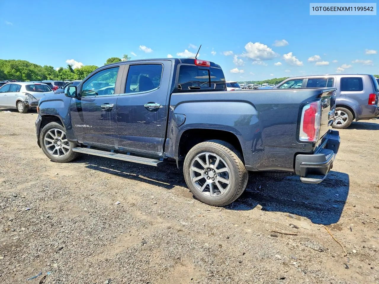 2021 GMC Canyon Denali VIN: 1GTG6EENXM1199542 Lot: 58125876
