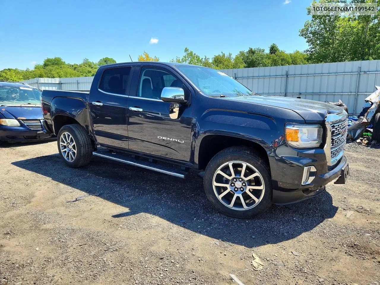 2021 GMC Canyon Denali VIN: 1GTG6EENXM1199542 Lot: 58125876