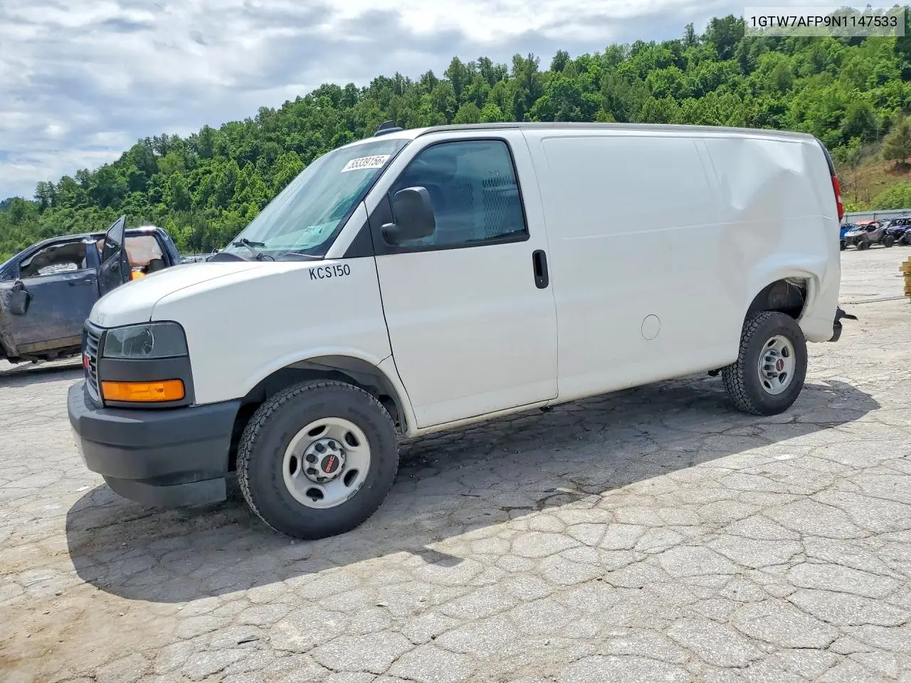 2022 GMC Savana G2500 VIN: 1GTW7AFP9N1147533 Lot: 55339156