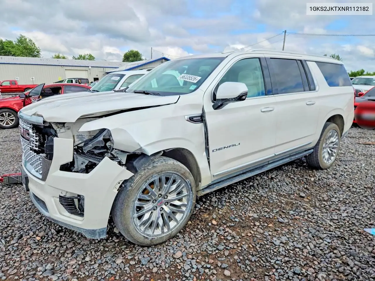 2022 GMC Yukon Xl Denali VIN: 1GKS2JKTXNR112182 Lot: 56335526