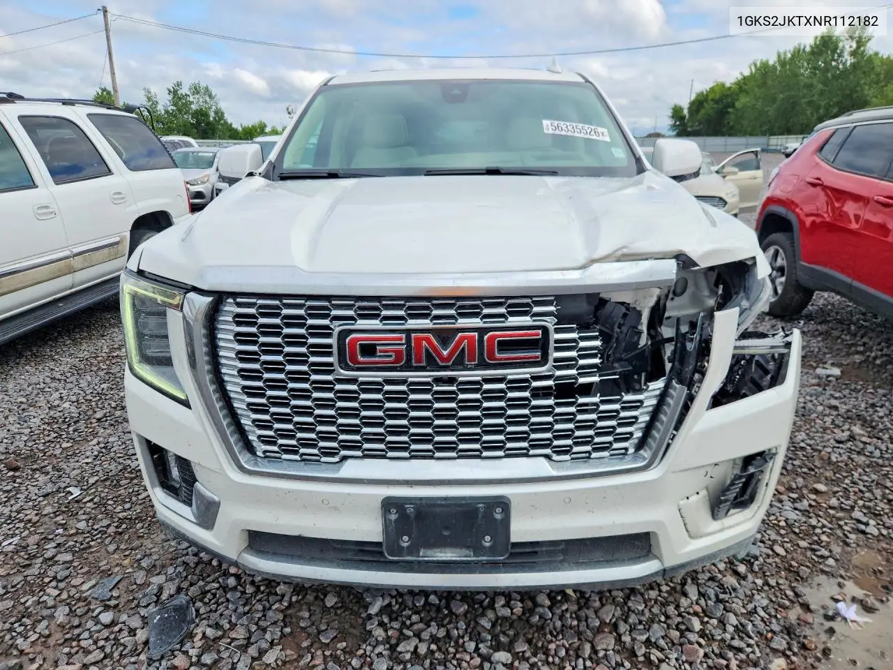 2022 GMC Yukon Xl Denali VIN: 1GKS2JKTXNR112182 Lot: 56335526