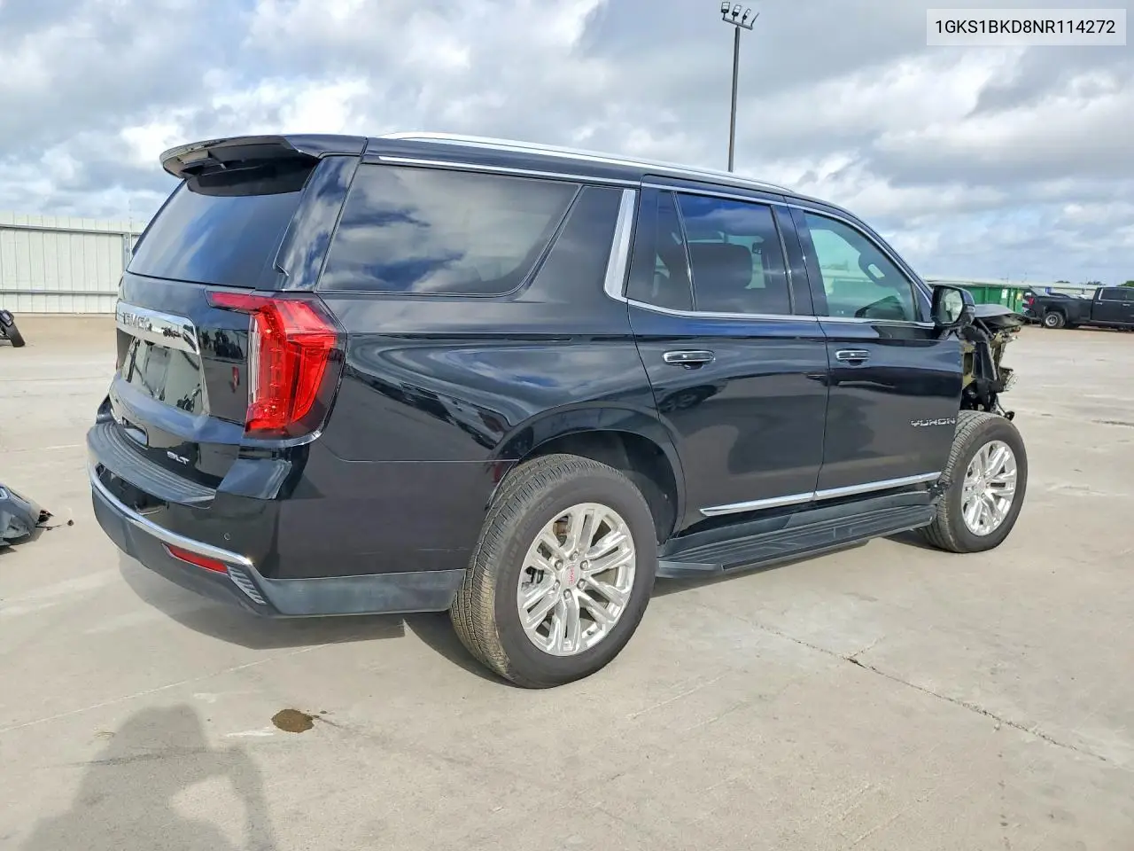 2022 GMC Yukon Slt VIN: 1GKS1BKD8NR114272 Lot: 57124276