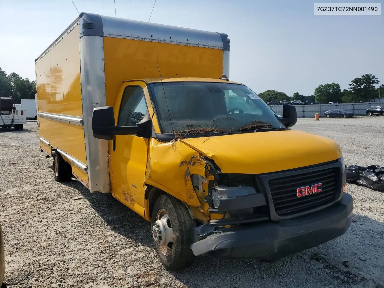 2022 GMC Savana Box Truck VIN: 7GZ37TC72NN001490 Lot: 57409266