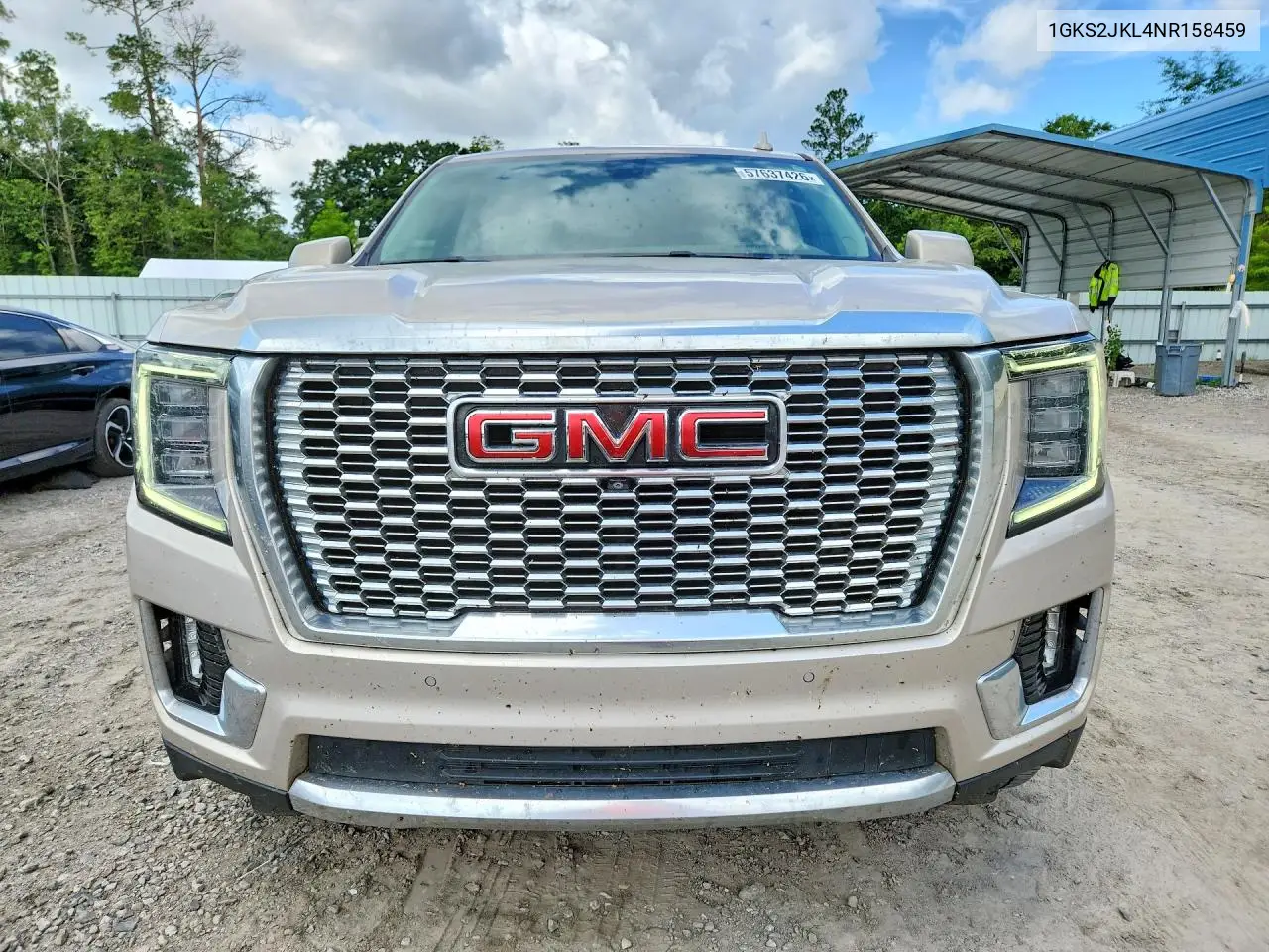 2022 GMC Yukon Xl Denali VIN: 1GKS2JKL4NR158459 Lot: 57637426