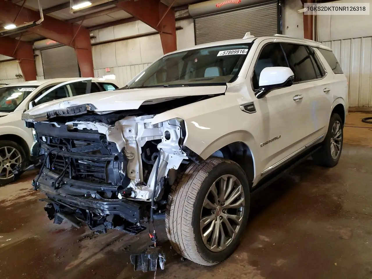 2022 GMC Yukon Denali VIN: 1GKS2DKT0NR126318 Lot: 57809916