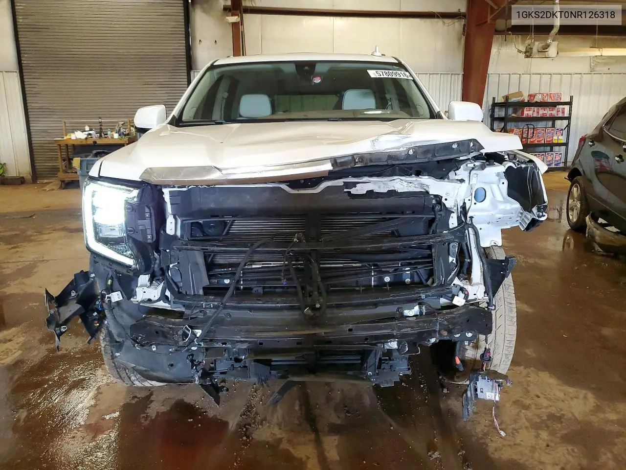 2022 GMC Yukon Denali VIN: 1GKS2DKT0NR126318 Lot: 57809916