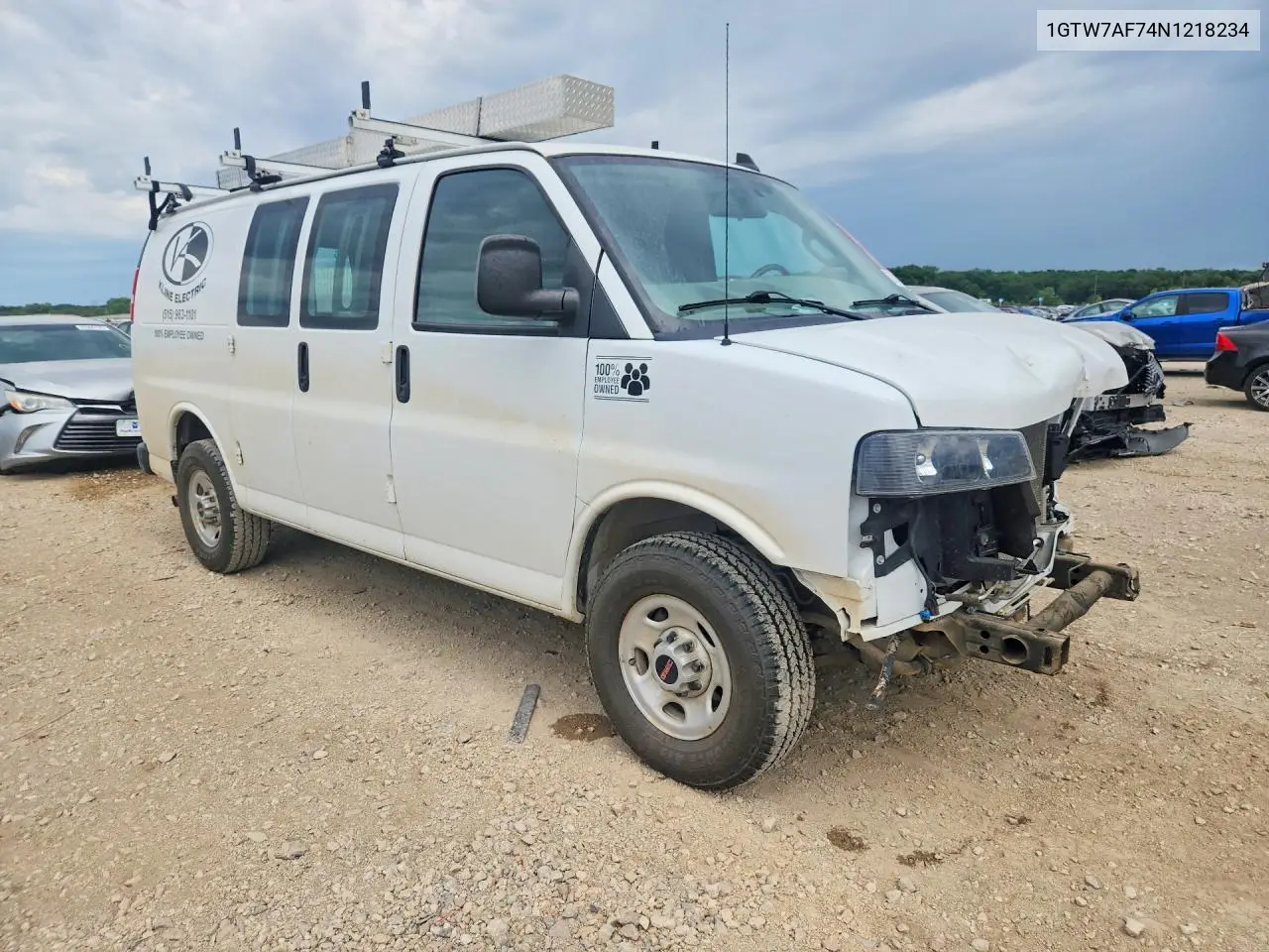 2022 GMC Savana G2500 VIN: 1GTW7AF74N1218234 Lot: 57819376