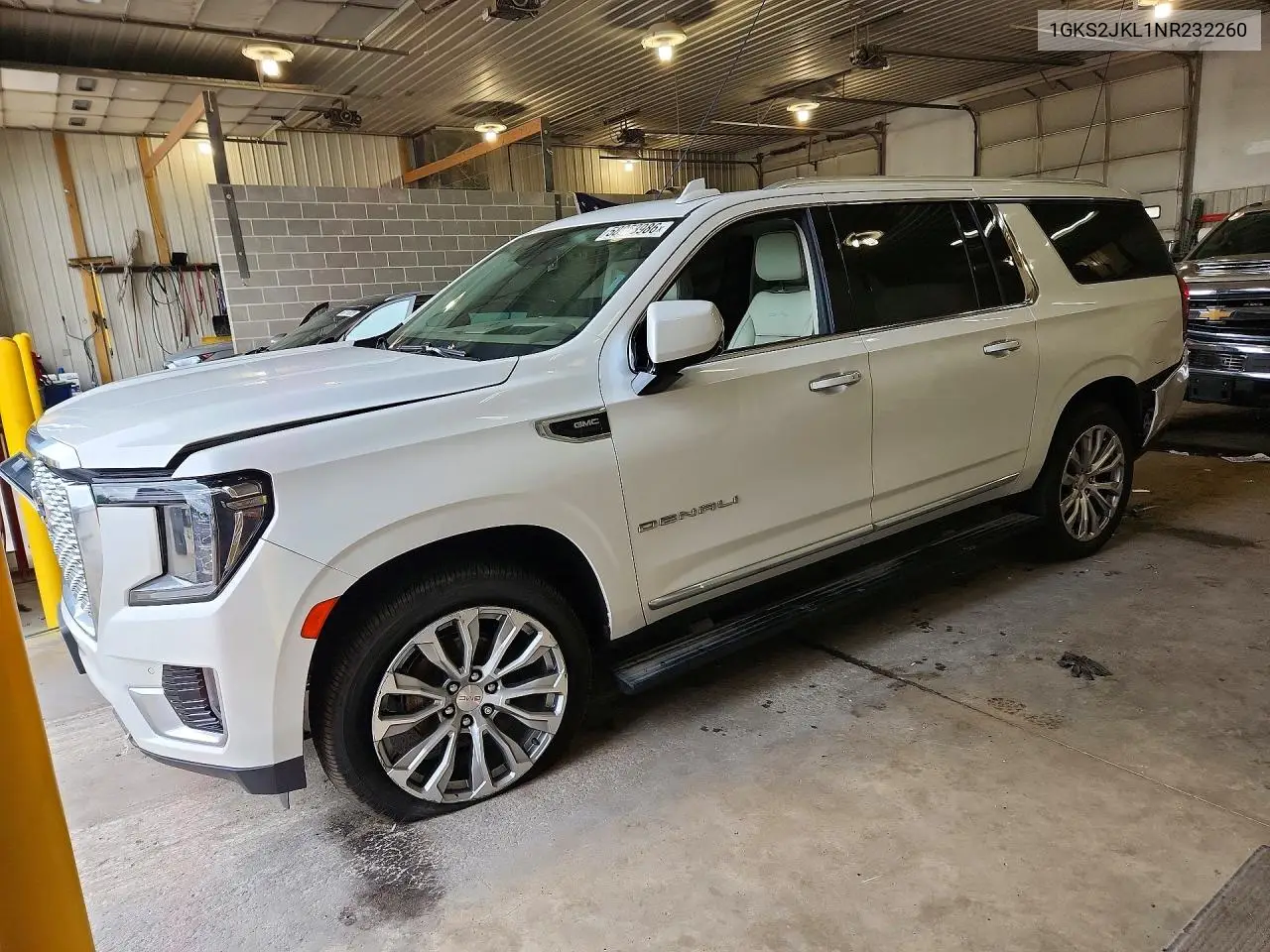 2022 GMC Yukon Xl Denali VIN: 1GKS2JKL1NR232260 Lot: 58053986