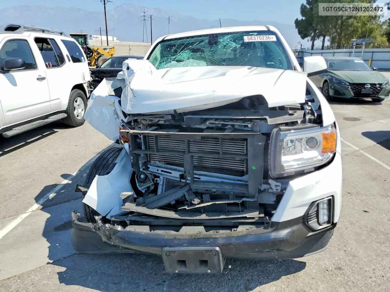 2022 GMC Canyon Elevation VIN: 1GTG5CE12N1202472 Lot: 58370236