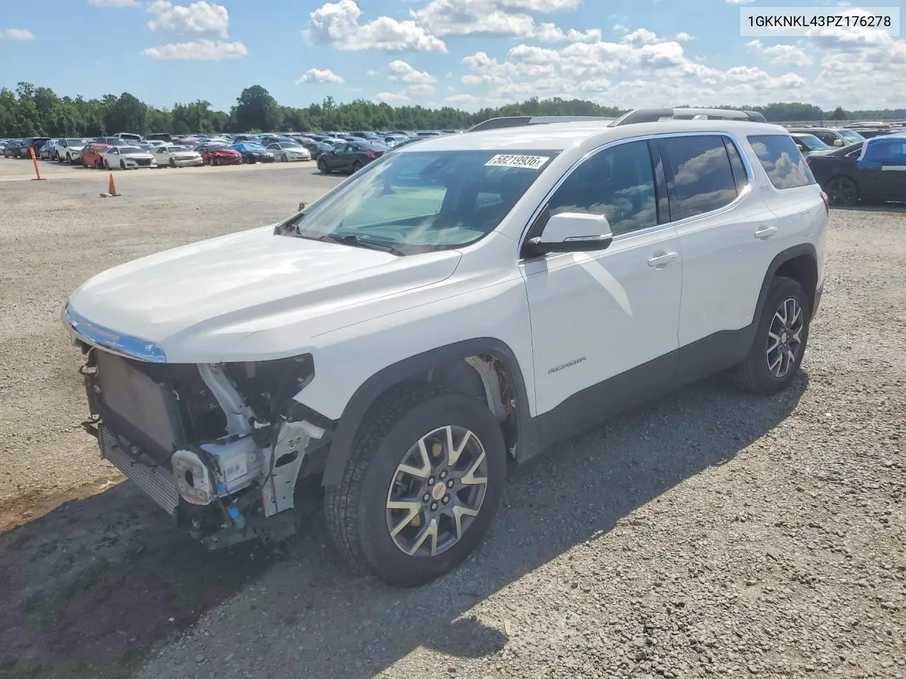 2023 GMC Acadia Sle VIN: 1GKKNKL43PZ176278 Lot: 58219936