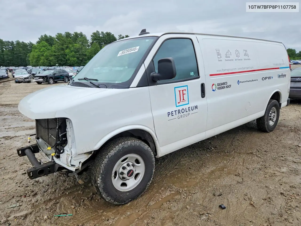2023 GMC Savana G2500 VIN: 1GTW7BFP8P1107758 Lot: 58280946