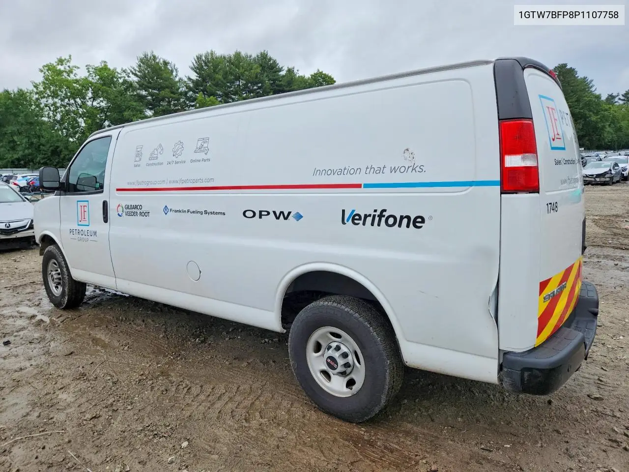 2023 GMC Savana G2500 VIN: 1GTW7BFP8P1107758 Lot: 58280946