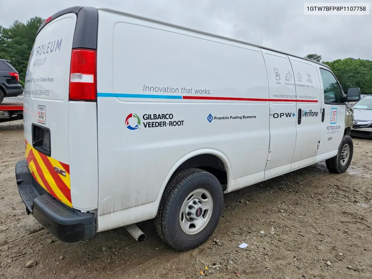 2023 GMC Savana G2500 VIN: 1GTW7BFP8P1107758 Lot: 58280946