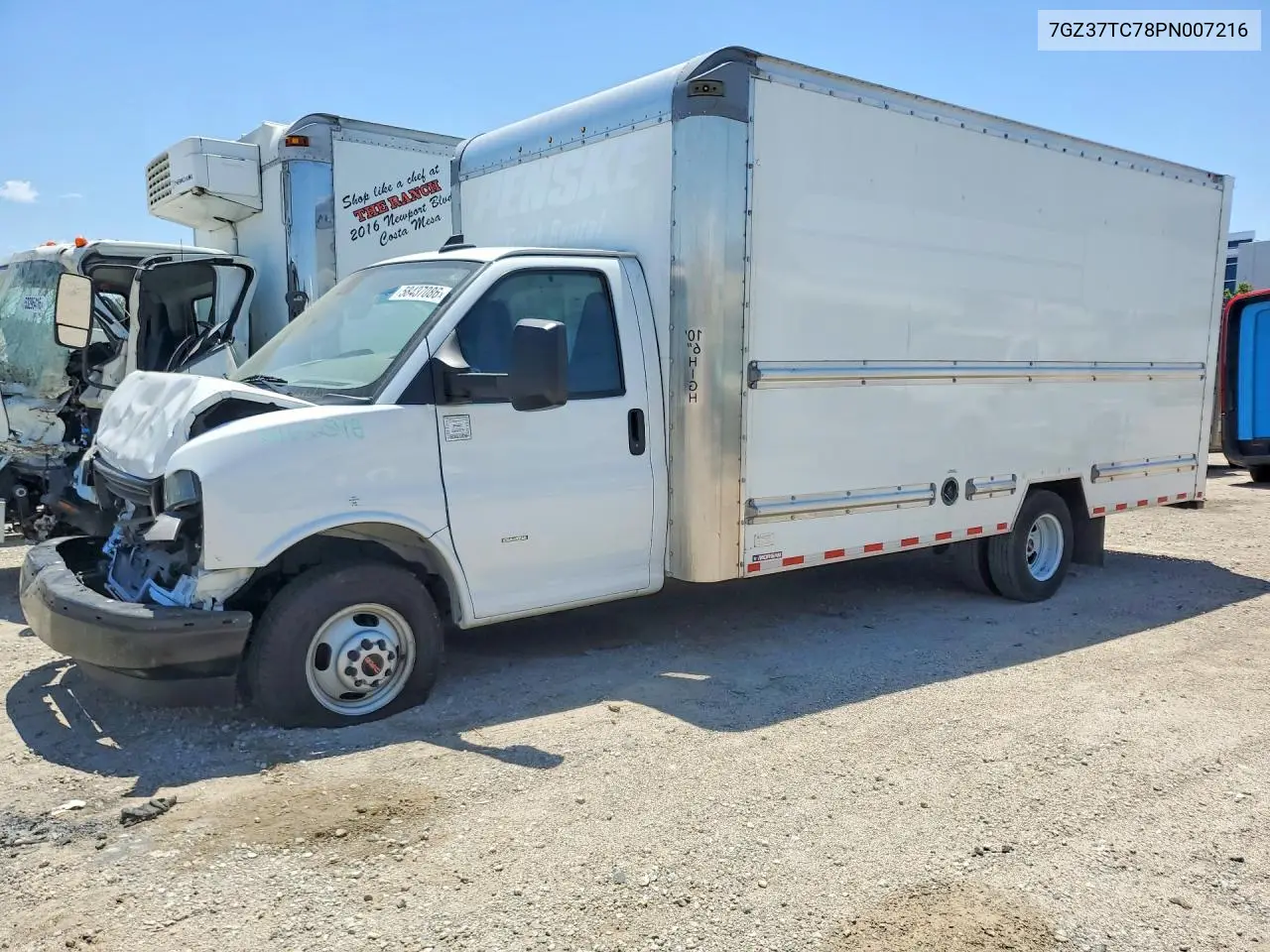 2023 GMC Savana Cut - Box Truck VIN: 7GZ37TC78PN007216 Lot: 58437086