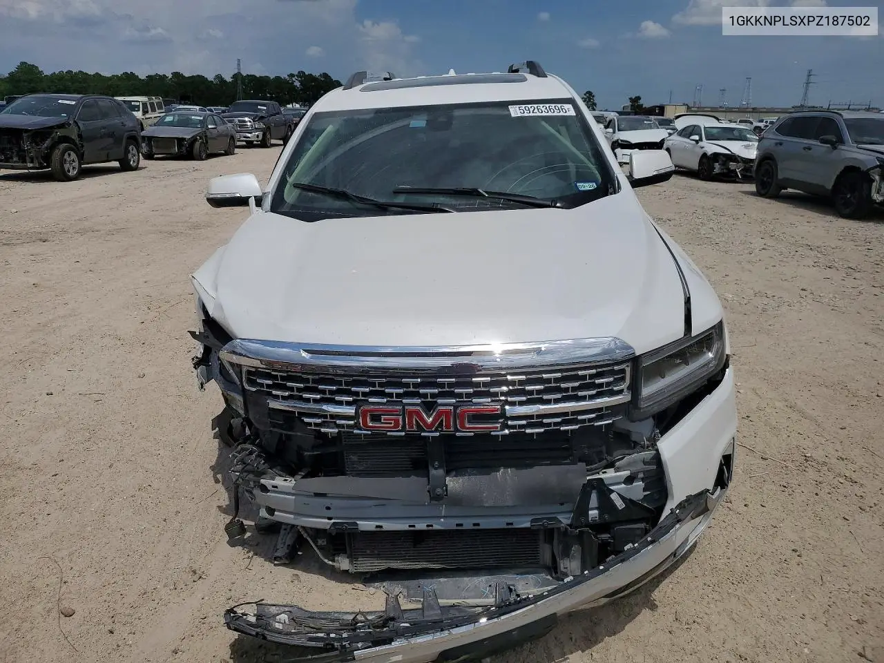 2023 GMC Acadia Denali VIN: 1GKKNPLSXPZ187502 Lot: 59263696