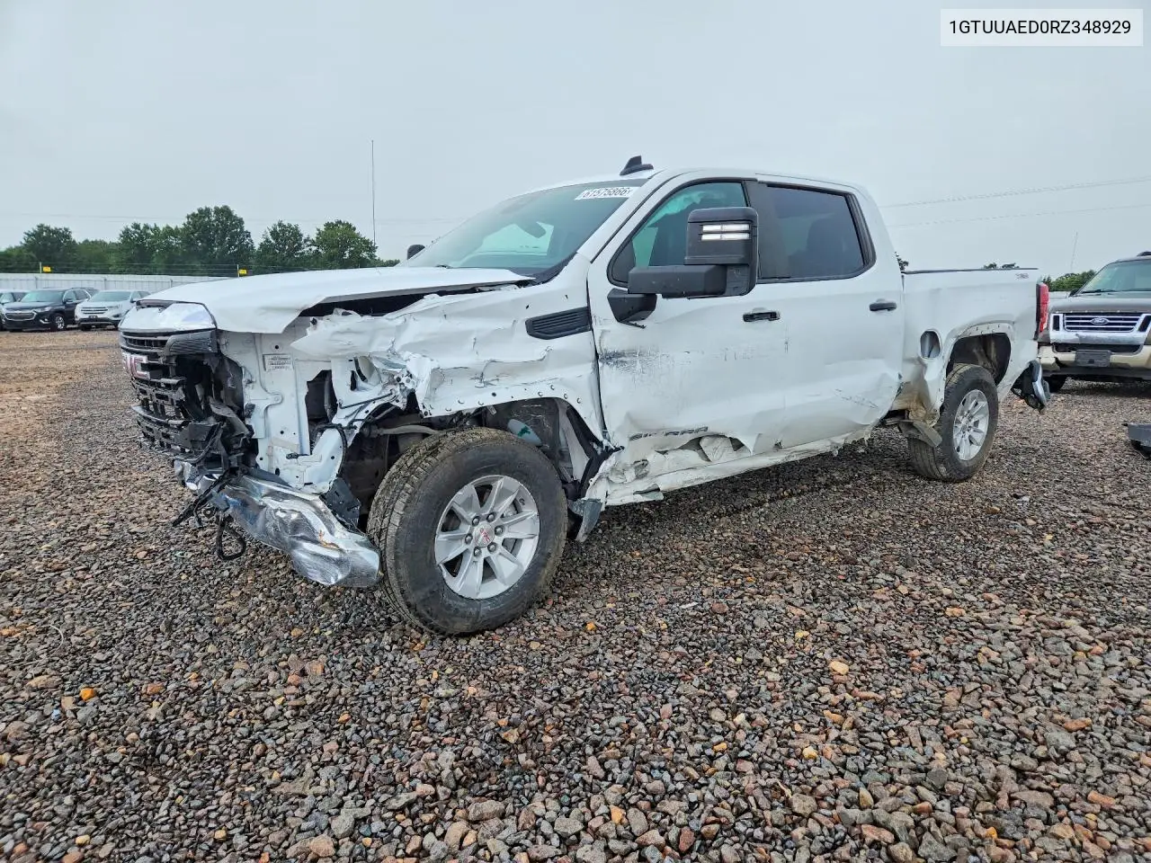 2024 GMC 1500 VIN: 1GTUUAED0RZ348929 Lot: 61575866