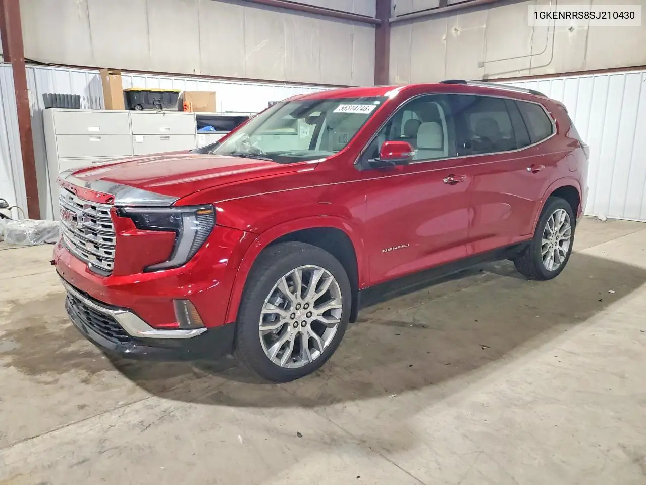 2025 GMC Acadia Denali VIN: 1GKENRRS8SJ210430 Lot: 56314746