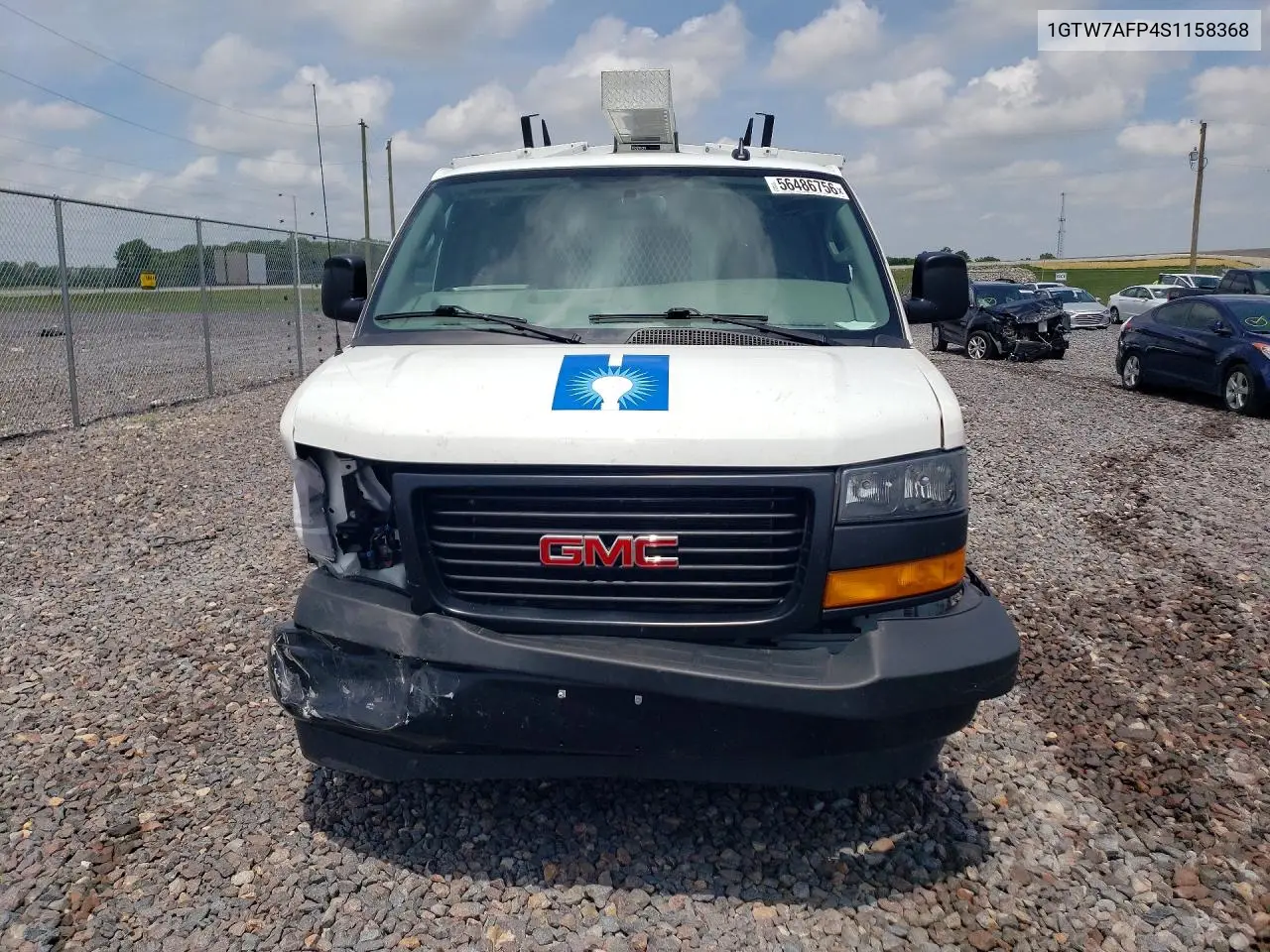 2025 GMC Savana G2500 VIN: 1GTW7AFP4S1158368 Lot: 56486756