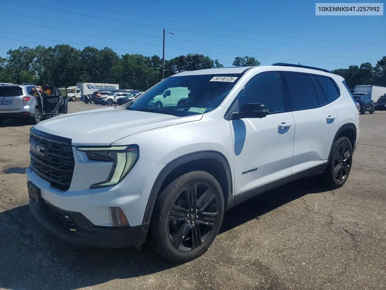 2026 GMC Acadia Elevation VIN: 1GKENNKS4TJ257992 Lot: 58195126