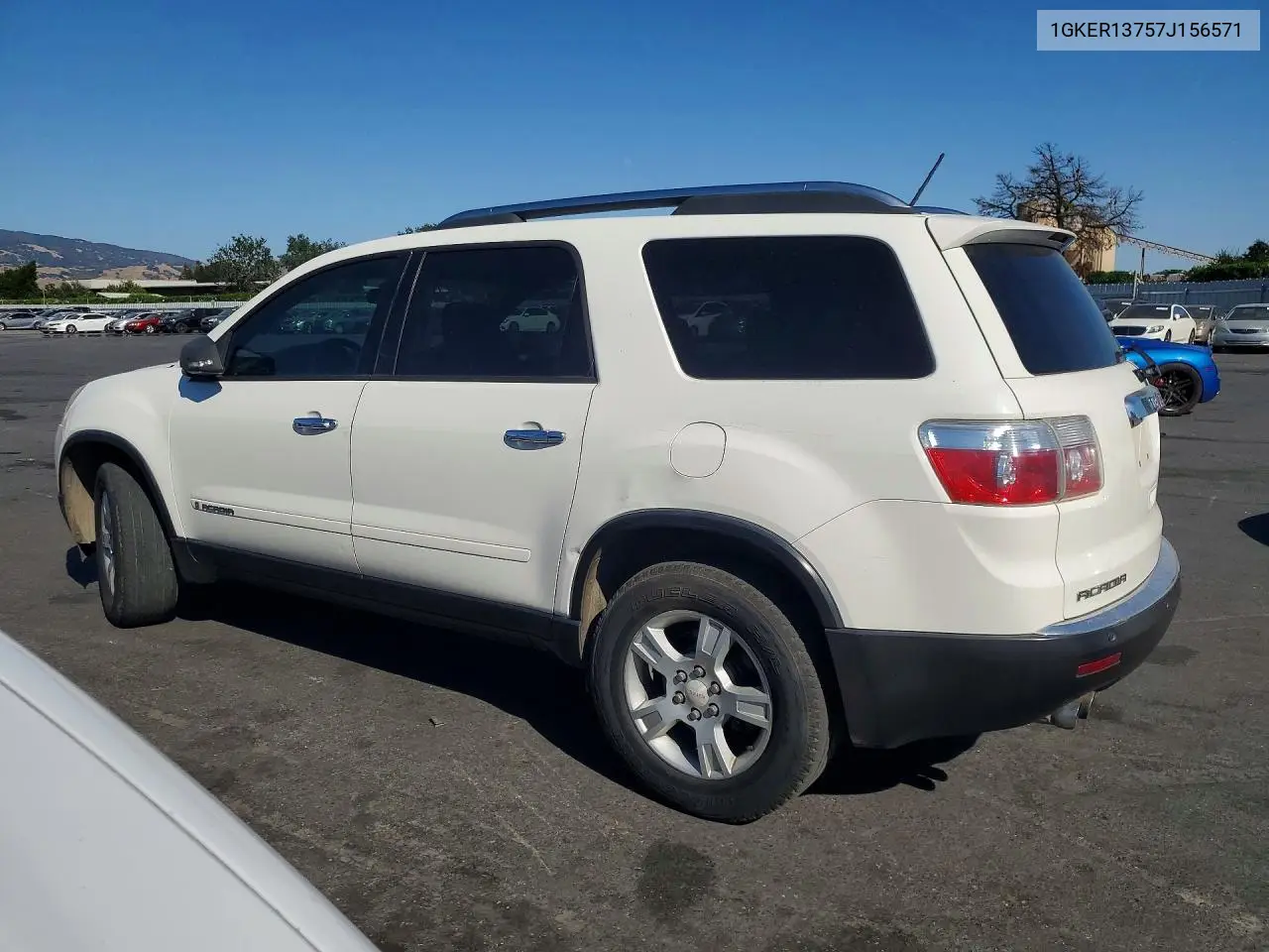 2007 GMC Acadia Sle VIN: 1GKER13757J156571 Lot: 58783506
