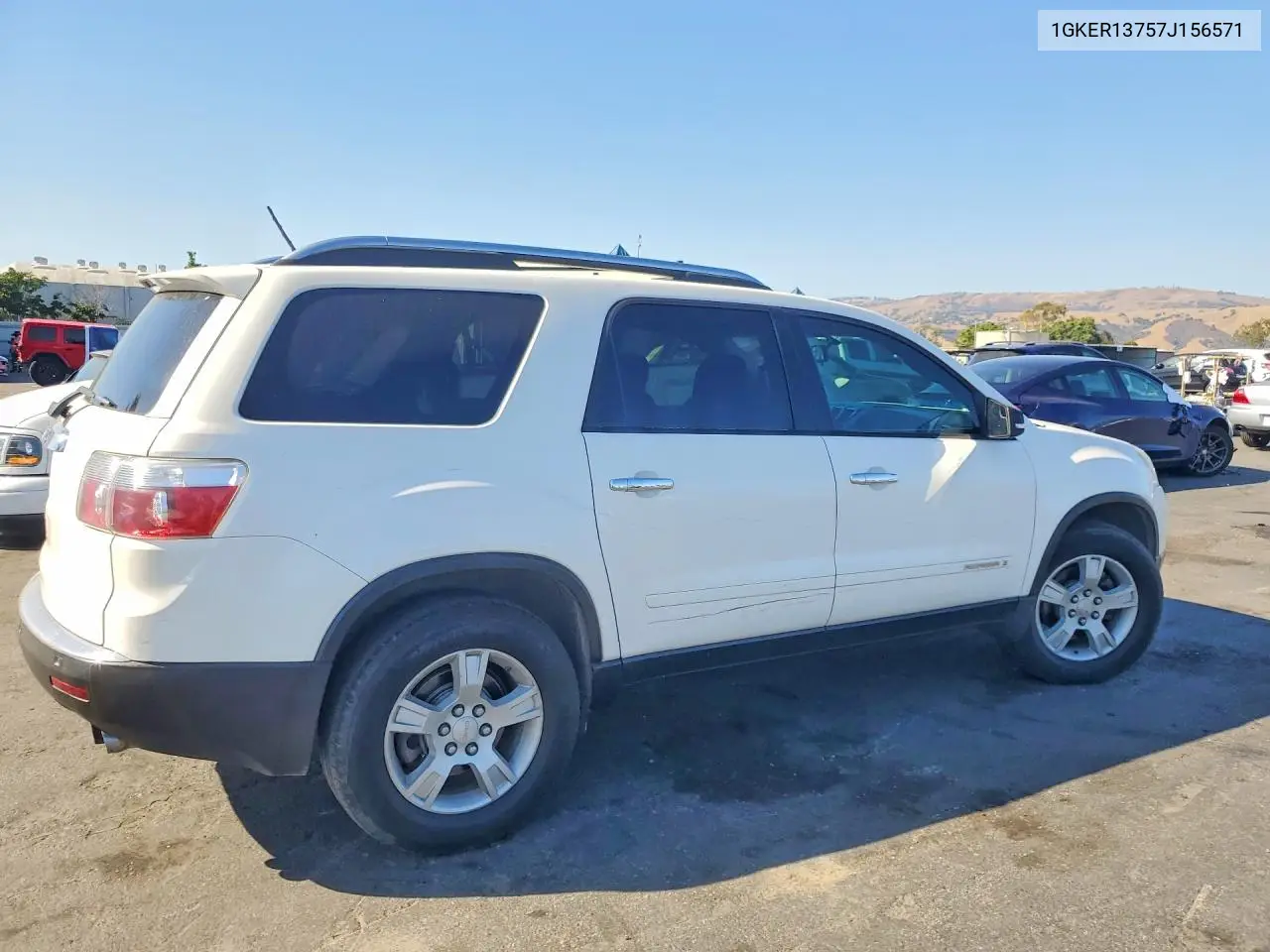 2007 GMC Acadia Sle VIN: 1GKER13757J156571 Lot: 58783506