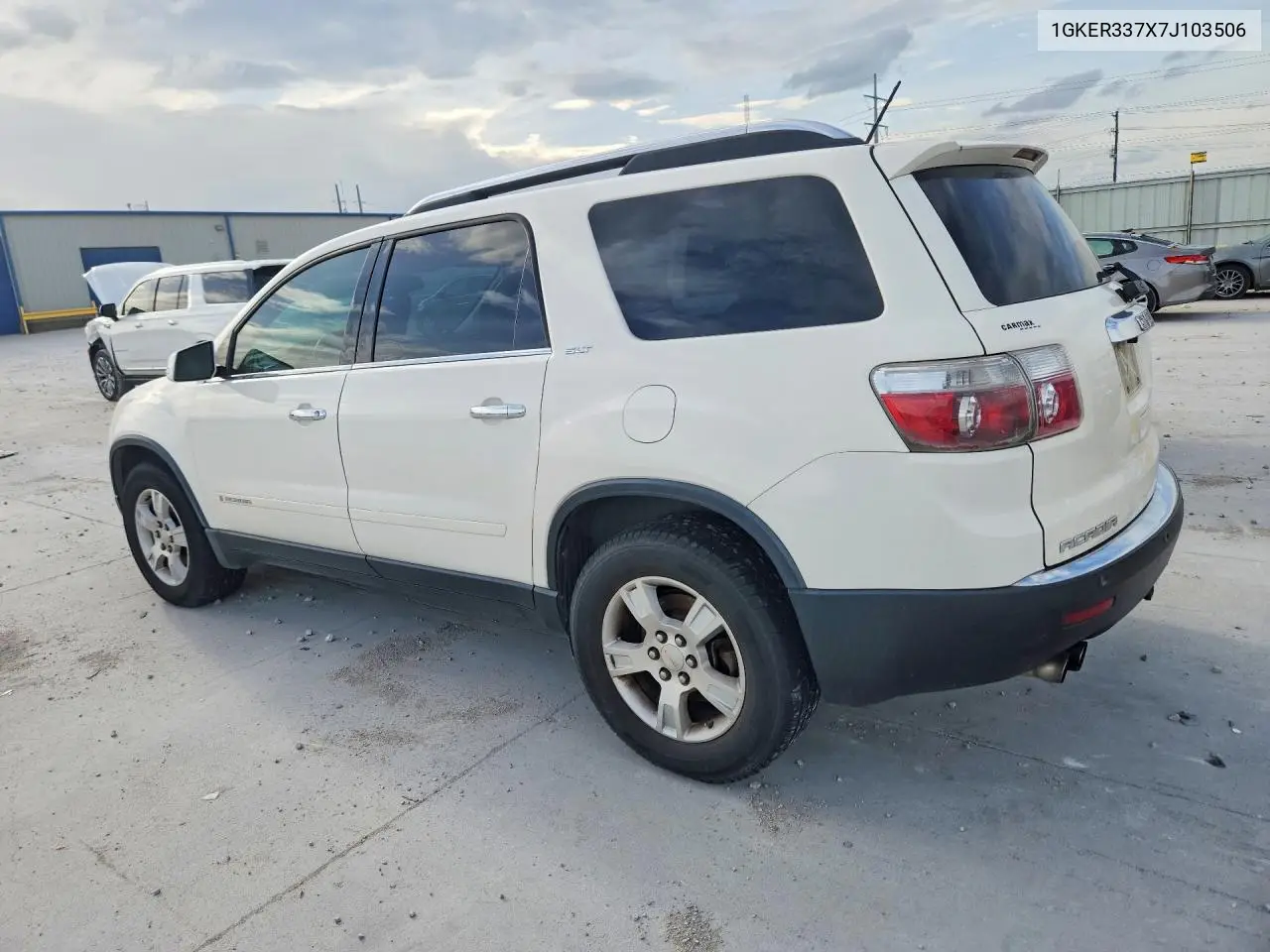 2007 GMC Acadia Slt-2 VIN: 1GKER337X7J103506 Lot: 61350296