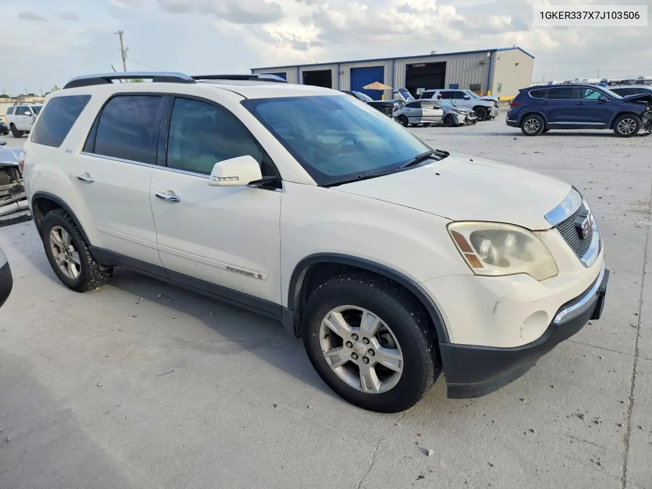 2007 GMC Acadia Slt-2 VIN: 1GKER337X7J103506 Lot: 61350296