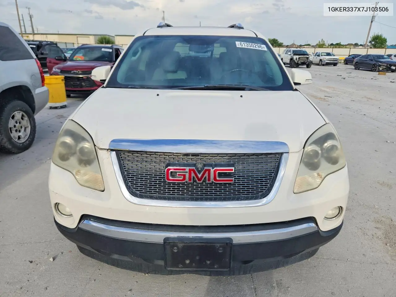 2007 GMC Acadia Slt-2 VIN: 1GKER337X7J103506 Lot: 61350296